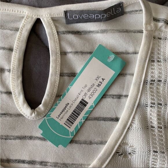 Stitch fix Knit top lace NwT Sz 1x - Picture 4 of 8